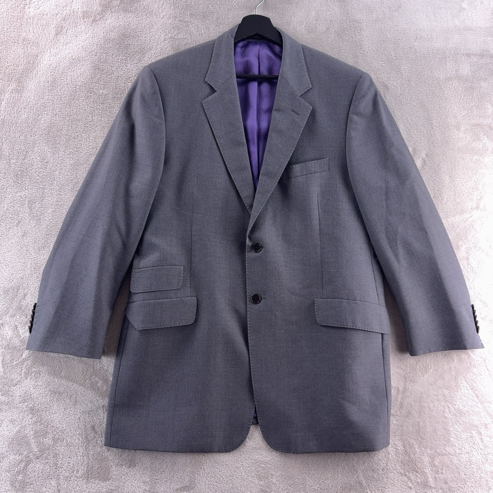 Paul Smith The Westbourne Blazer Mens Size 42R Gray Two Button Jacket Tailored